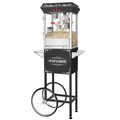 Great Northern Popcorn 8 Ounce Classic Popcorn Machine- Electric Countertop Popcorn Maker and Cart (Black) 291751DZJ